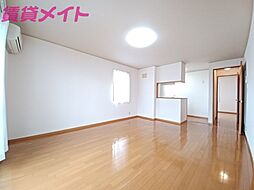 エスポワール鈴鹿B棟 2階2LDKのリビング/ダイニング