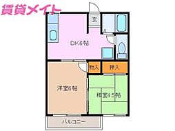 ルフラン貴城 2階