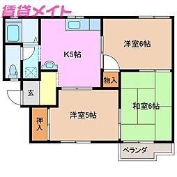 ニューコスモオザキ 2階