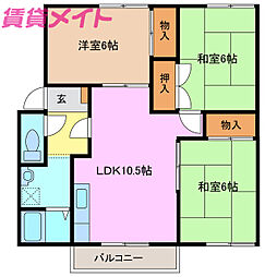 🉐敷金礼金0円！🉐鈴鹿グリーンビレッジＨ棟