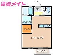 間取図画像 ワンルーム