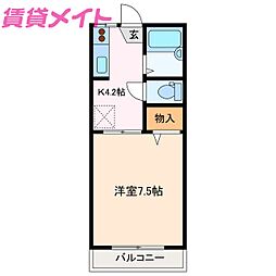 カーサ江島IIB棟 1階