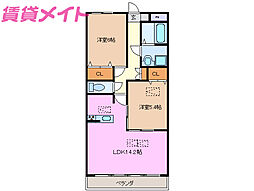 ルネスティンカーベル 2階/-
