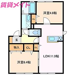 シャンテヴィラ 1階