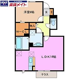 コリーヌ 1階/-