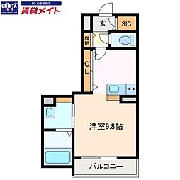 シャーメゾンK 1階/-
