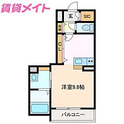 シャーメゾンK 1階/-