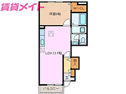 フリーデ ハイム A 1階/-