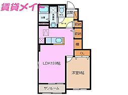 ラフレシール　Ｃ棟 1階