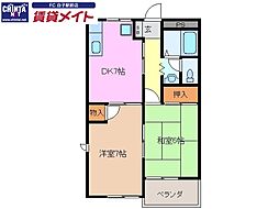 デュエ 2DKの間取図画像