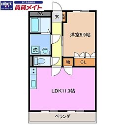 サンヒルズ鈴鹿II 2階