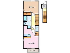 オペラシオン 205 ｜ 三重県伊勢市馬瀬町（賃貸アパート1LDK・2階・41.98㎡） その2