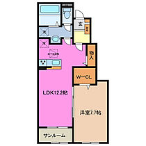 パークテラス 103 ｜ 三重県伊勢市下野町（賃貸アパート1LDK・1階・50.14㎡） その2