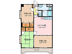 ラフィネ神久 303 ｜ 三重県伊勢市神久６丁目（賃貸マンション3LDK・3階・65.04㎡） その2