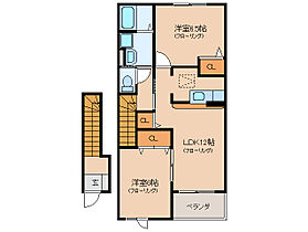 パルティール　Ａ棟 202 ｜ 三重県伊勢市黒瀬町（賃貸アパート2LDK・2階・58.86㎡） その2