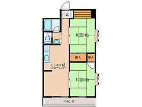 富士マンション 601 ｜ 三重県伊勢市宮後２丁目（賃貸マンション2LDK・6階・48.60㎡） その2