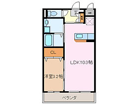 サンクレール神久 302 ｜ 三重県伊勢市神久３丁目（賃貸マンション1LDK・3階・33.58㎡） その2