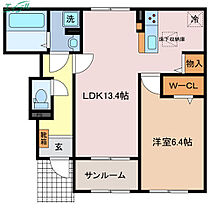 ヒカルサ伊勢小俣I  ｜ 三重県伊勢市小俣町元町（賃貸アパート1LDK・1階・50.87㎡） その1