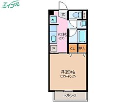 幸  ｜ 三重県伊勢市一之木4丁目（賃貸アパート1K・2階・26.44㎡） その2