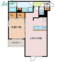 ＣＡＳＡα　外宮  ｜ 三重県伊勢市大世古1丁目（賃貸マンション1LDK・2階・46.67㎡） その2