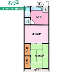 第2晴海ハイツ 2階/-