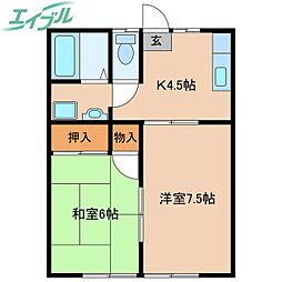 コーポ橋本 1階/-