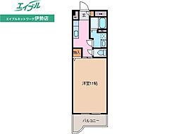 メゾンブローニュ　10 3階1Kの間取り