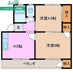 コーポフジ 1階