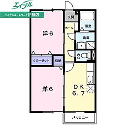 メゾン浜郷　Ｂ棟 2階/-