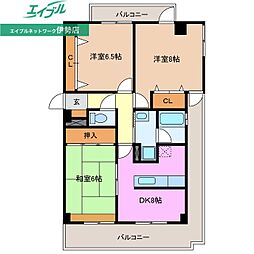 パーシモンヒルズ 4階