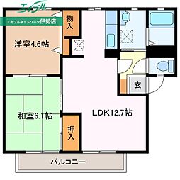 ボンファミール 2階/-