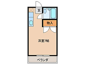 レスポワール 103 ｜ 三重県津市藤方（賃貸マンション1R・1階・21.00㎡） その2