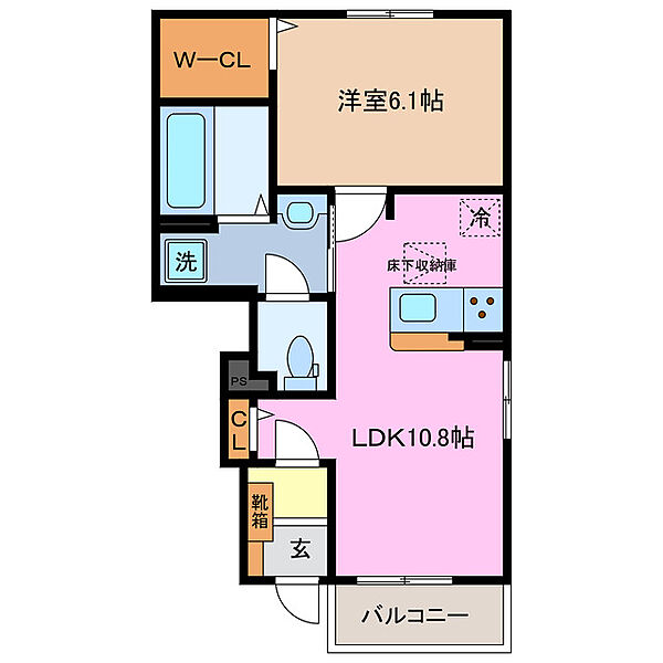 ボヌール庄田 105｜三重県津市庄田町(賃貸アパート1LDK・1階・42.07㎡)の写真 その1