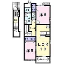 トリコローレ　ヴェルデ 201 ｜ 三重県津市一志町片野（賃貸アパート2LDK・2階・54.67㎡） その2