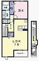 クラージュ　Ｅ棟 202 ｜ 三重県松阪市中林町（賃貸アパート1LDK・2階・56.47㎡） その2