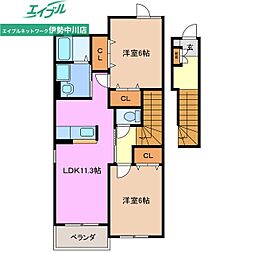 ベル・ジャルダン　Ｂ 2階