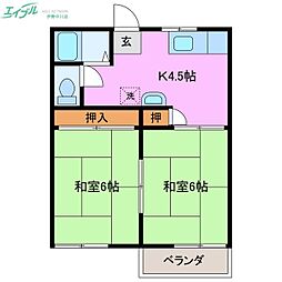 🉐敷金礼金0円！🉐コーポ白山