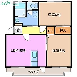 🉐敷金礼金0円！🉐コーポワールド　Ｃ棟