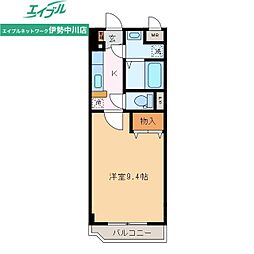 メゾン・ド・ルミエール 1Kの間取図画像