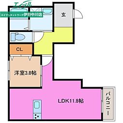 AKATSUKI RESIDENCE 久居野村 3階/-