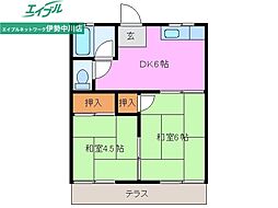 鎌田アパート 東棟 1階