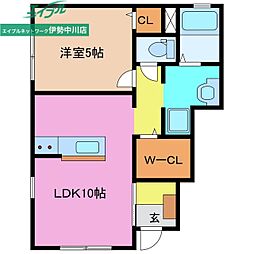 K-smart香良洲C棟 1階