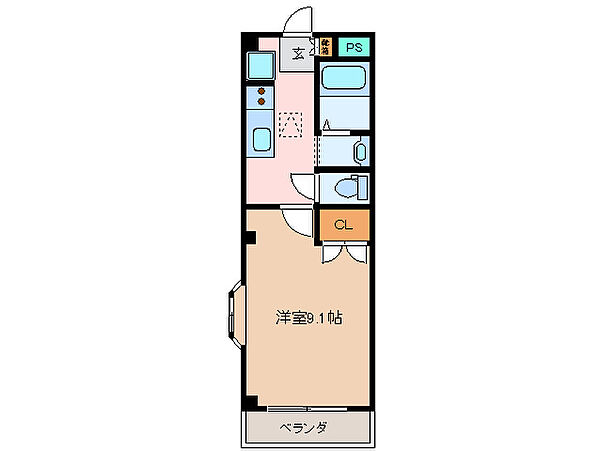 Grandoll春日 102｜三重県松阪市春日町３丁目(賃貸アパート1K・1階・28.20㎡)の写真 その2