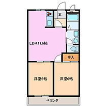 マリアージュフルール 303 ｜ 三重県松阪市下村町（賃貸マンション2LDK・3階・49.68㎡） その2