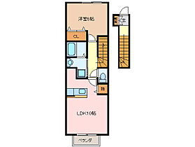 アイ　ファイン　Ａ棟 205 ｜ 三重県松阪市小舟江町（賃貸アパート1LDK・2階・42.37㎡） その2