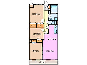 ソレイユ　5 102 ｜ 三重県松阪市久保町（賃貸マンション3LDK・1階・70.33㎡） その2