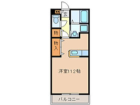 Ｐ－ＡｌｌｅｇｉａｎｃｅB棟 211 ｜ 三重県松阪市久保町（賃貸アパート1R・2階・30.00㎡） その2