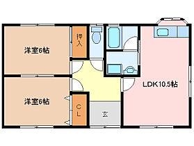 K様貸家(櫛田)  ｜ 三重県松阪市櫛田町（賃貸一戸建2LDK・1階・54.45㎡） その2