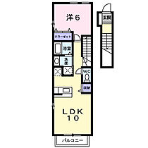 リヴァーヒルズＫＩ 205 ｜ 三重県松阪市大口町（賃貸アパート1LDK・2階・41.98㎡） その2