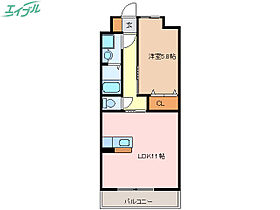 シャンティーク  ｜ 三重県松阪市塚本町（賃貸マンション1LDK・6階・42.30㎡） その2